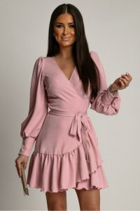 Sukienka Model Anna krótka 205266142 Light Pink - LaBalancia