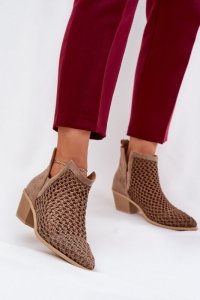 Botki Model Tulifedi 7639A Khaki - Step in style