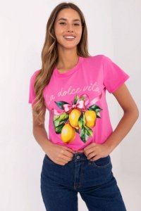 Tshirt Damski Model MI-TS-M750.95 Pink - Italy Moda