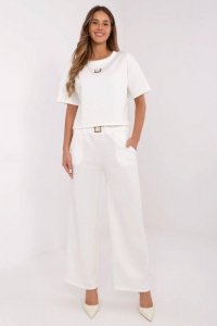 Spodnie Komplet Model MI-KMPL-M46942.72P Ecru - Italy Moda