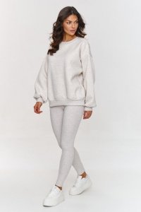 Spodnie Komplet Model A1 Beige Melange - Makadamia