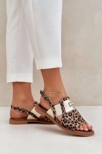 Sandały Model Zazoo 40385 Brown Panterka - Step in style