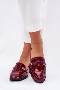 Mokasyny Model Mollan W-25 Bordo - Step in style