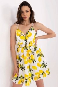Sukienka Model MI-SK-22099.76 Ecru - Italy Moda