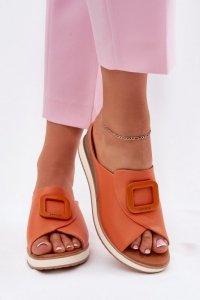 Sandał Klapki Model Artiker 56C2149 Orange - Step in style
