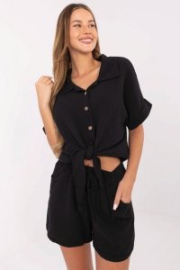 Koszula Damska Model MO-KS-F071.00 Black - Italy Moda