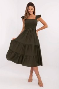 Sukienka Model MI-SK-A5063.69P Khaki - Italy Moda