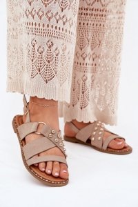 Sandały Model Zanira LX9616 Beige - Step in style
