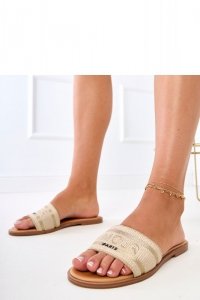 Sandał Klapki Model Fargiza GQ8-060 Gold - PRIMO