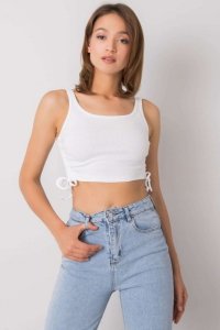 Koszulka Top Model RV-TP-6629.70 White - Rue Paris