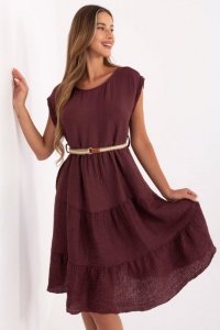 Sukienka Model MI-SK-699921.02 Bordo - Italy Moda