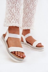 Sandały Model Velara 9695-PL White - Step in style