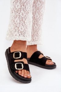 Sandał Klapki Model Verena 222-2 Black - Step in style