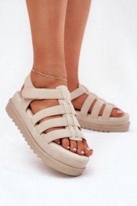Sandały Model Filisenia PL363 Beige - Step in style