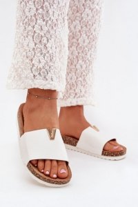 Sandał Klapki Model Vessira AM247 White - Step in style