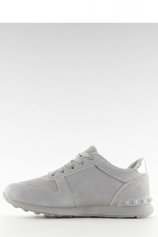 BUTY SPORTOWE DAMSKIE SZARE SU12P GREY - Inello