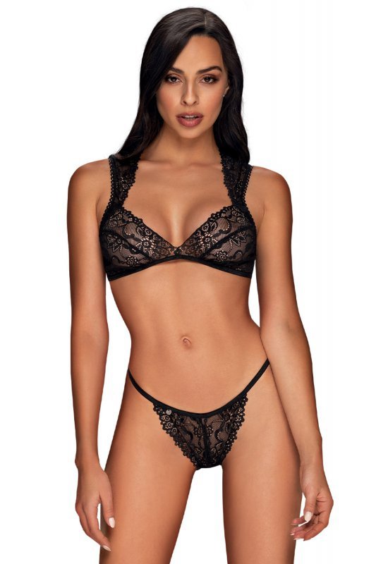 Komplet Model Elisetta 2cz Set Black - Obsessive