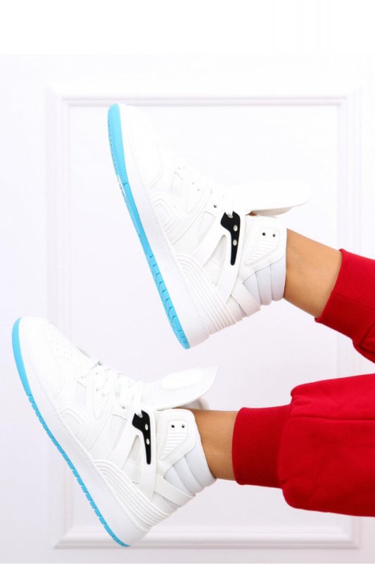 Buty sportowe za kostkę PALL WHITE - Inello