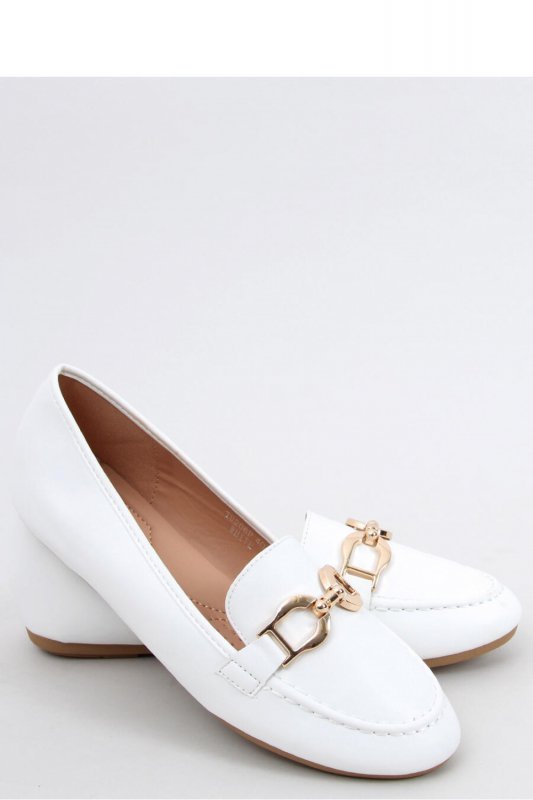 Mokasyny damskie AMIYA WHITE - Inello