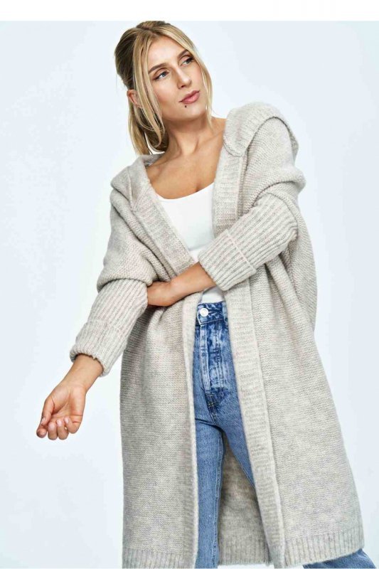 Sweter Kardigan Model M901 Beige - Figl