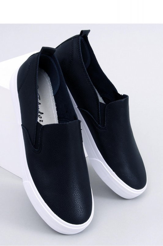 Trampki damskie slip-on DIAZ BLACK - Inello