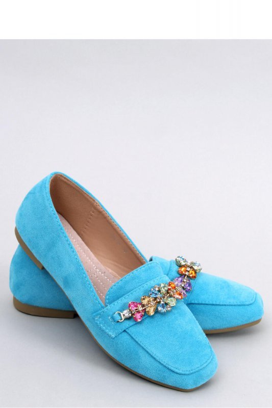Mokasyny z cyrkoniami DAVITIAN BLUE - Inello
