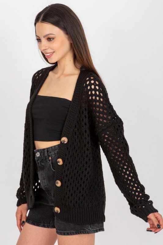 Sweter Damski Model BA-SW-9009.26P Black - Badu
