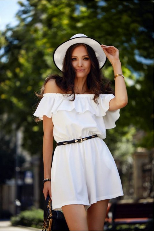 Kombinezon Model EKR KMB0003 Ecru - Roco Fashion