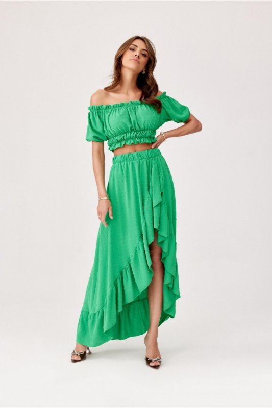 Spódnica Komplet Model ZIE KOM0006 Green - Roco Fashion