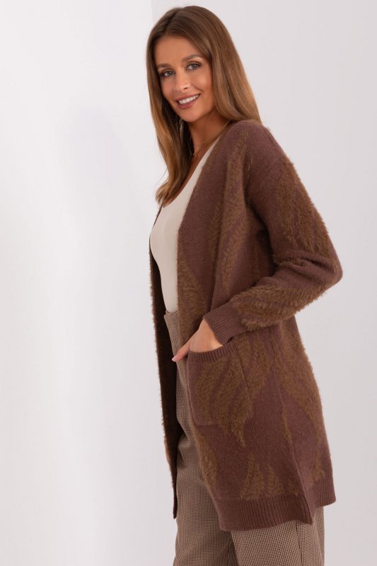 Sweter Kardigan Model AT-SW-234501.00P Brown - AT