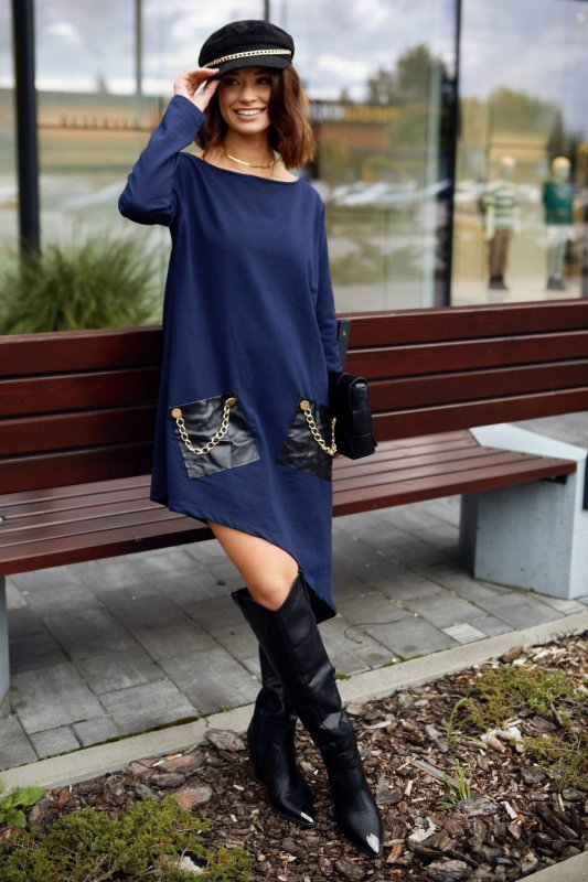 Sukienka Model 617 Navy - Fasardi