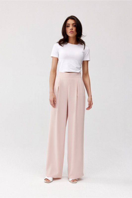 Spodnie Damskie Model Alaya ROZ SPD0032 Pink - Roco Fashion