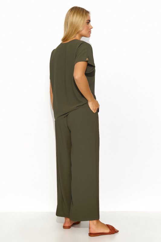 Spodnie Komplet Model M831 Khaki - Makadamia
