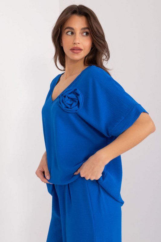 Bluzka Model DHJ-BZ-8368.02 Cobalt - Italy Moda