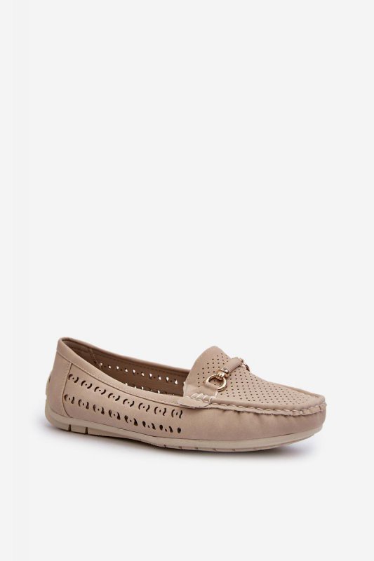Mokasyny Model Kaydance VG251 Beige - Step in style