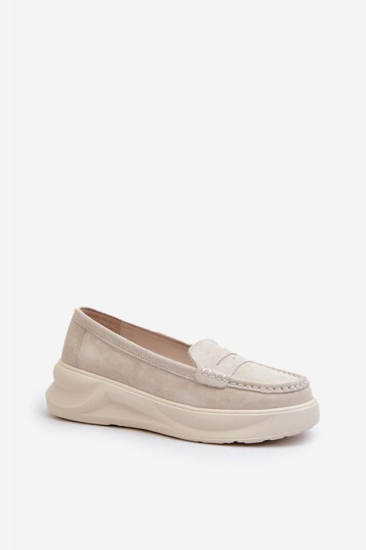 Mokasyny Model Filidia 24PB18-6889 Beige - Step in style