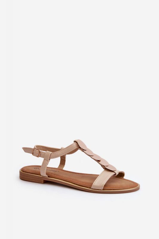 Sandały Model Jeritellia CK281P Beige - Step in style