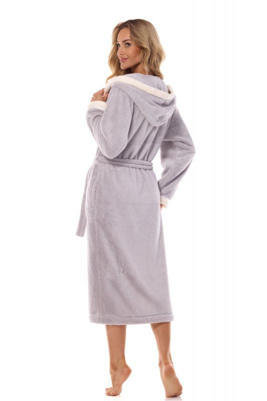 Szlafrok Damski Model Tess Long 2419 Crystal - L&L collection
