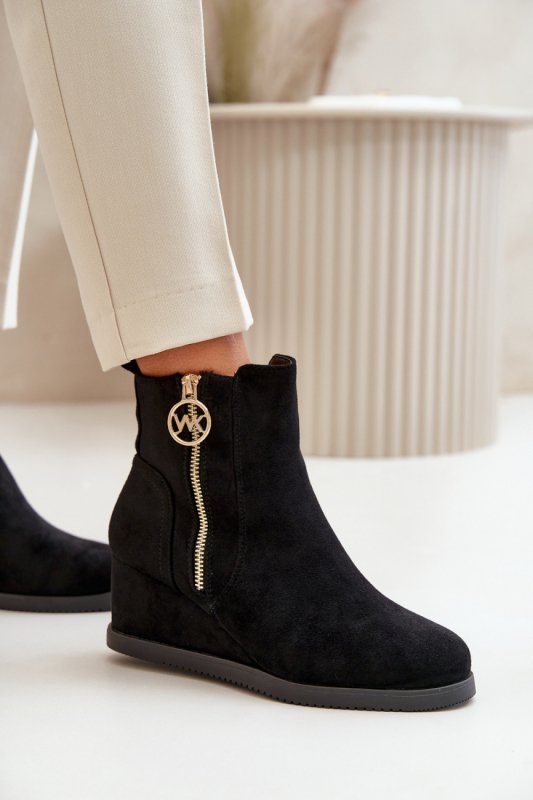 Botki Model Leretha YY-78 Black - Step in style