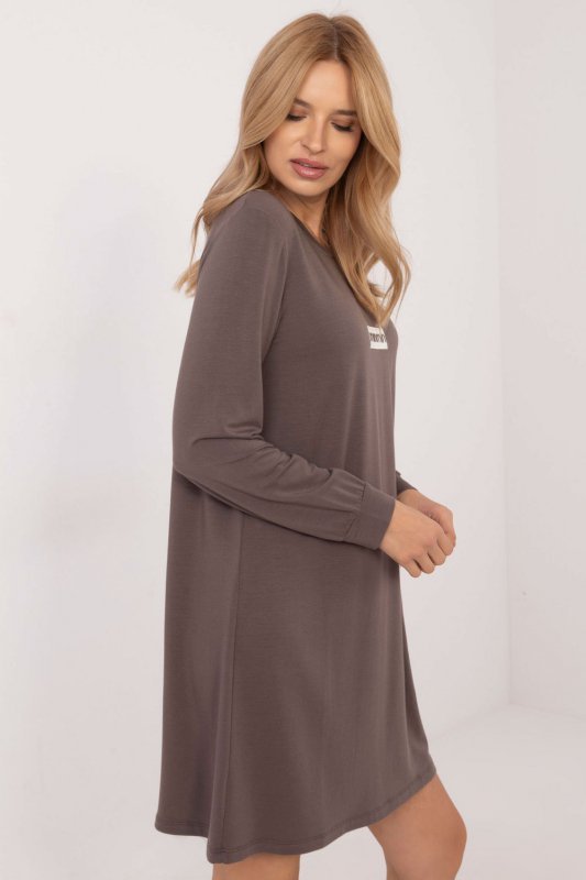 Sukienka Model RV-SK-A-165.61 Dark Brown - Relevance