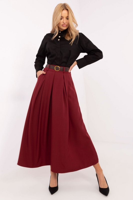 Spódnica Model DHJ-SD-19720.83 Bordo - Italy Moda