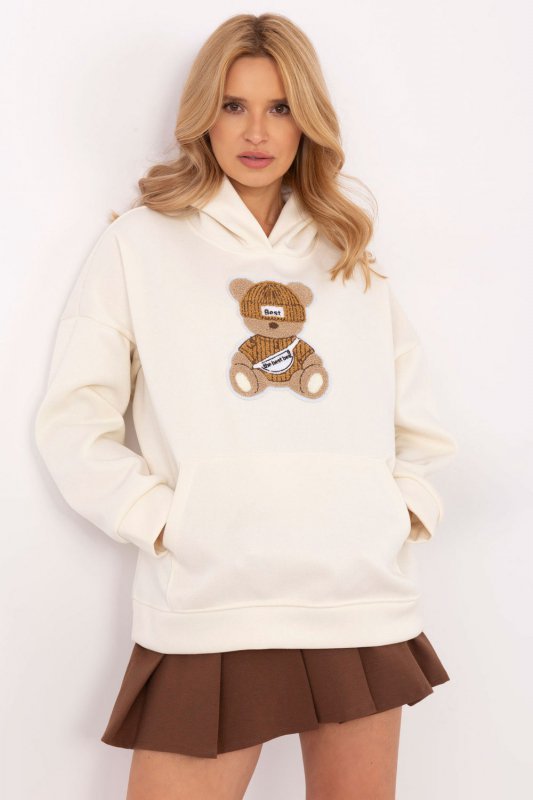 Bluza Damska Model DHJ-BL-A8695-1.16 Light Beige - Italy Moda