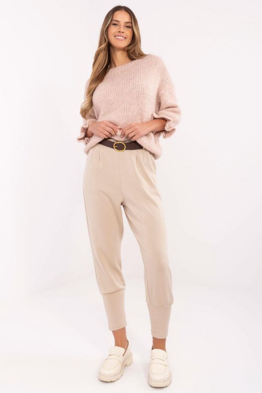 Spodnie Dresowe Model DHJ-SP-20316.87 Beige - Italy Moda