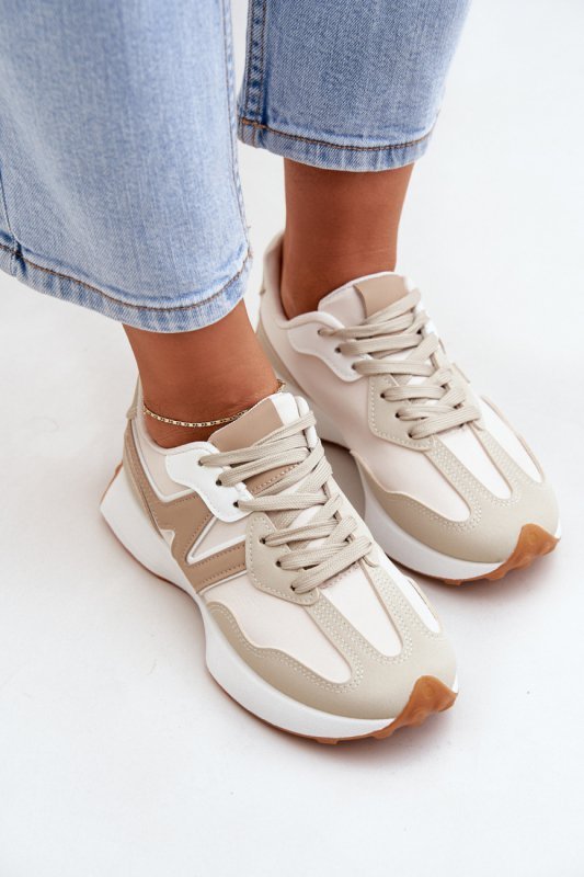 Buty Sportowe Model Britma LA295P Beige - Step in style
