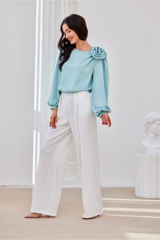 Bluzka Model Evelyn MIE BLU0194 Mint - Roco Fashion