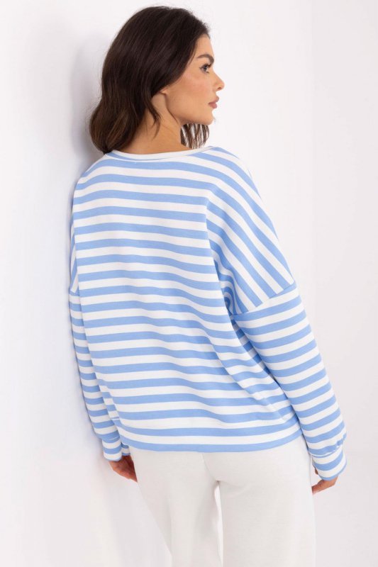 Bluzka Model MI-BZ-2716561.22 White/Blue - Italy Moda