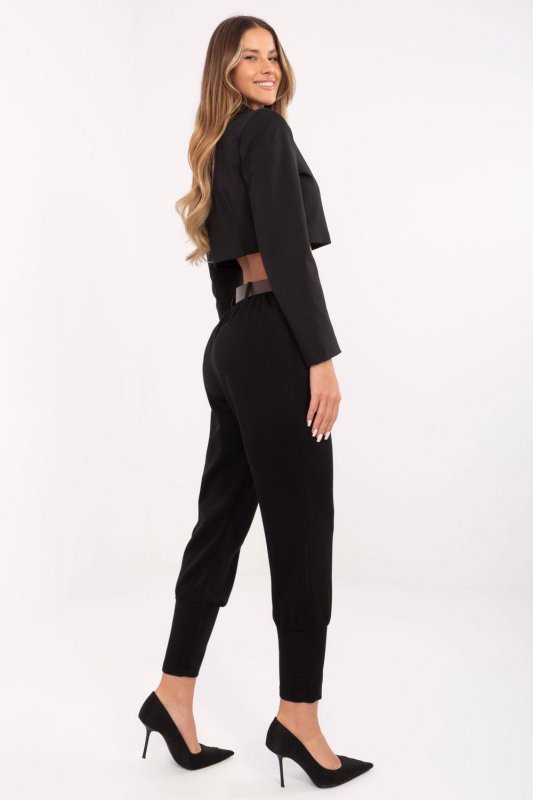 Spodnie Dresowe Model DHJ-SP-20316.16 Black - Italy Moda