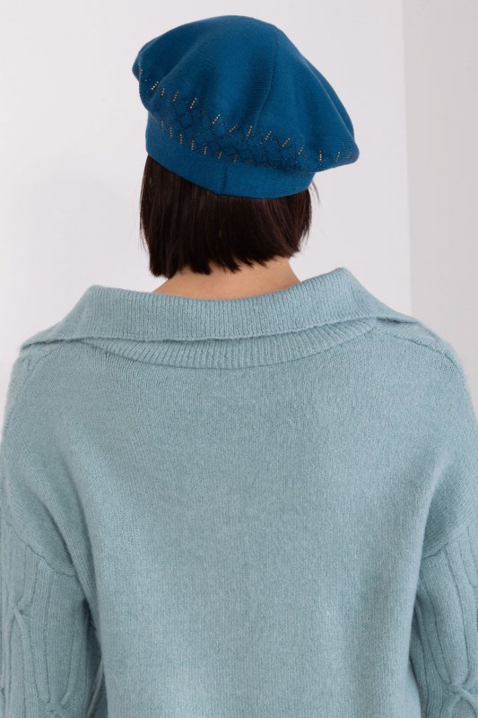 Beret Model AT-CZ-231605.04P Morski - AT