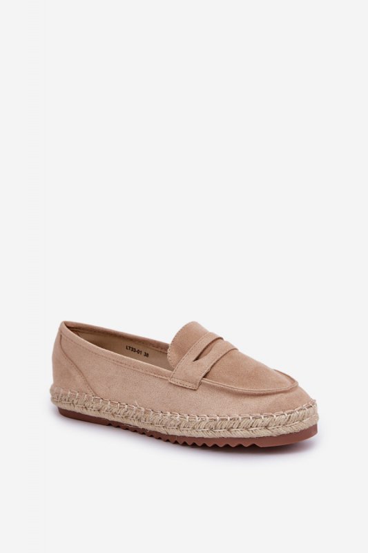 Espadryle Model Shilova LT33-01 Beige - Step in style