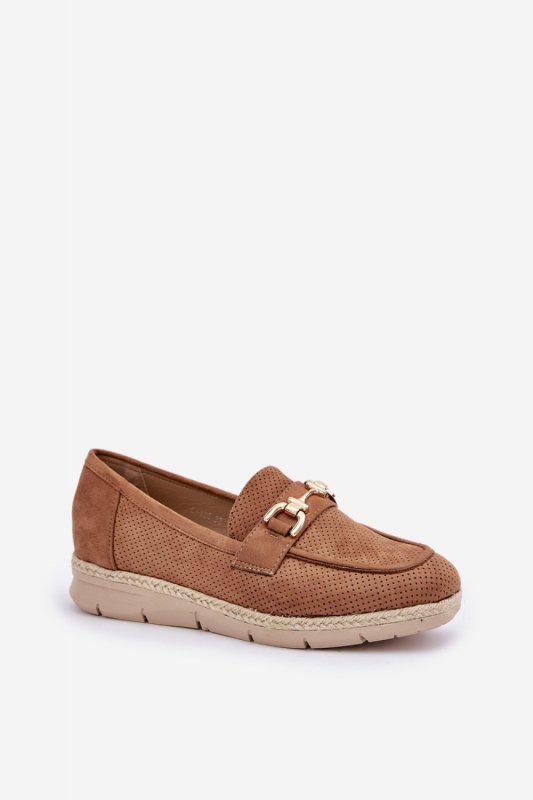 Mokasyny Model Lainer C-426 Brown - Step in style